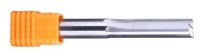 Solid Carbide Two Straight Flutes Bits - Applicable: 2D engraving, cutting, MDF, hardwood - 4 X 4 X 22 X 45